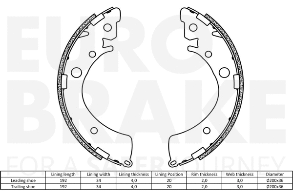 Brake Shoe Set