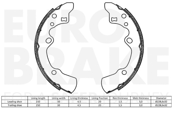 Brake Shoe Set