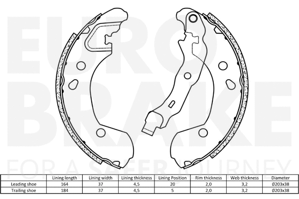 Brake Shoe Set
