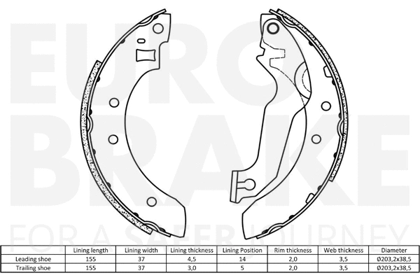 Brake Shoe Set