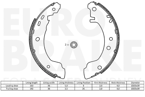 Brake Shoe Set