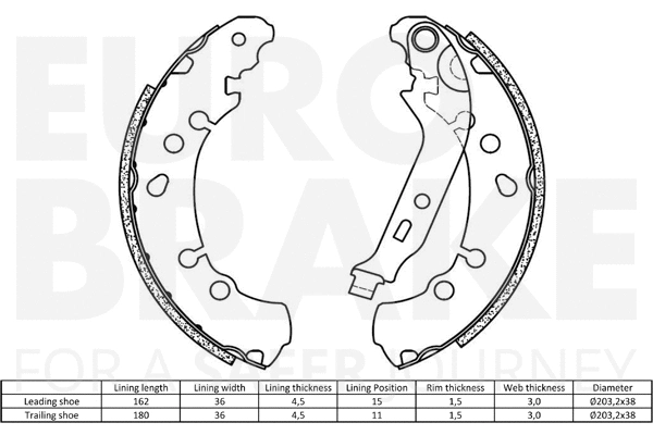 Brake Shoe Set