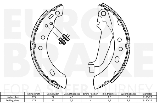 Brake Shoe Set
