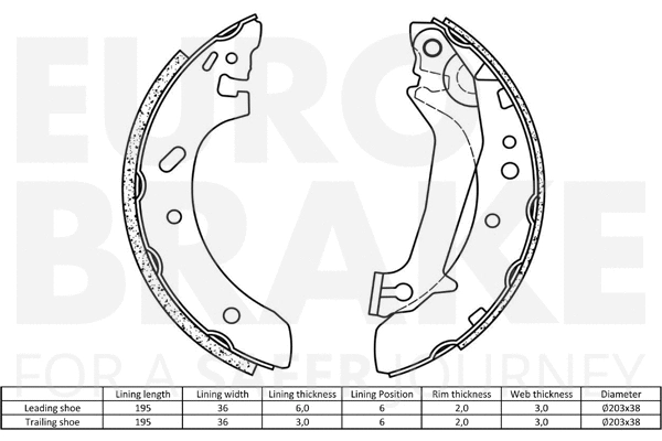 Brake Shoe Set