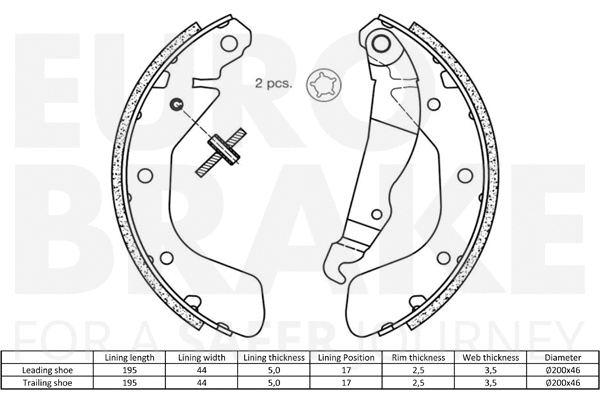 Brake Shoe Set