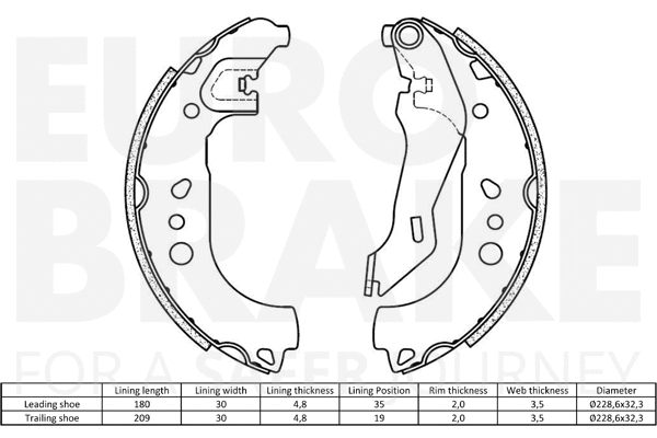 Brake Shoe Set