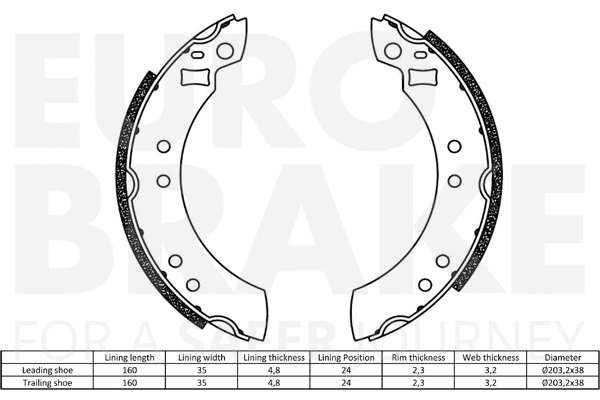 Brake Shoe Set