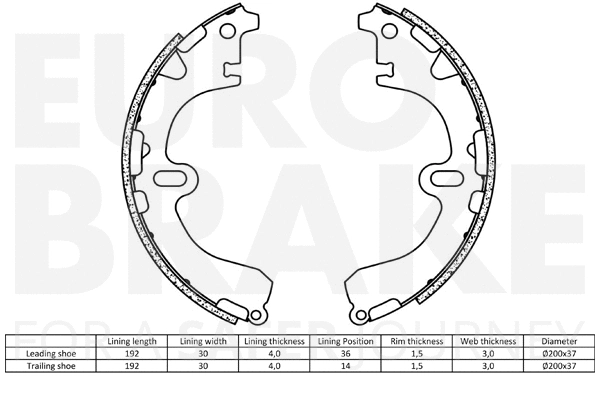 Brake Shoe Set