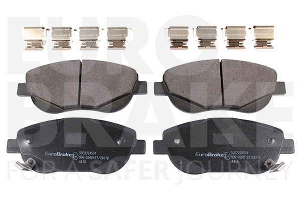 Brake Pad Set, disc brake (5502224591)