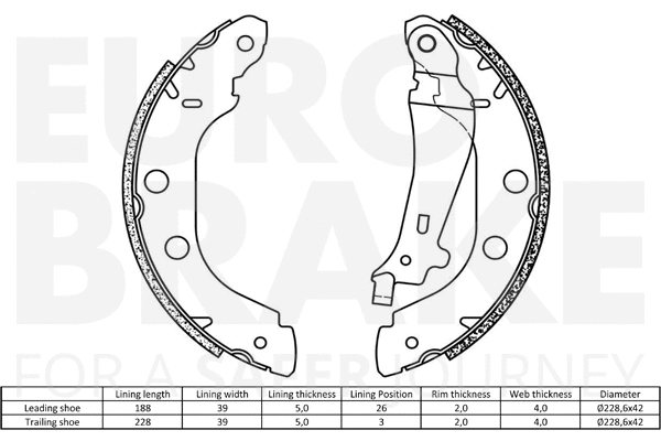 Brake Shoe Set
