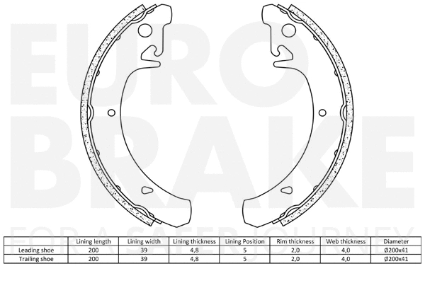 Brake Shoe Set