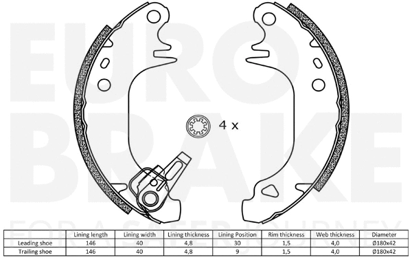 Brake Shoe Set