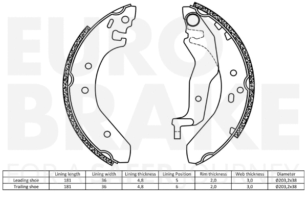Brake Shoe Set
