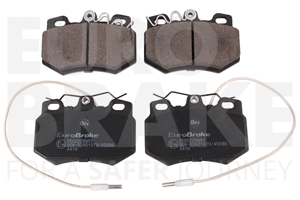 Brake Pad Set, disc brake (5502229951)