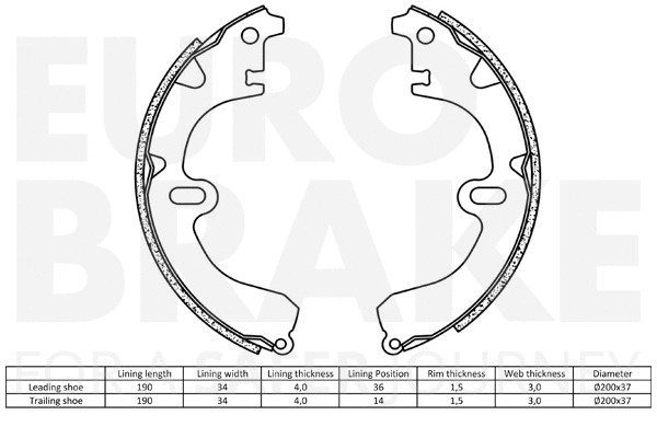 Brake Shoe Set