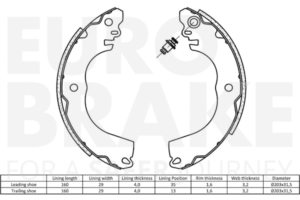 Brake Shoe Set