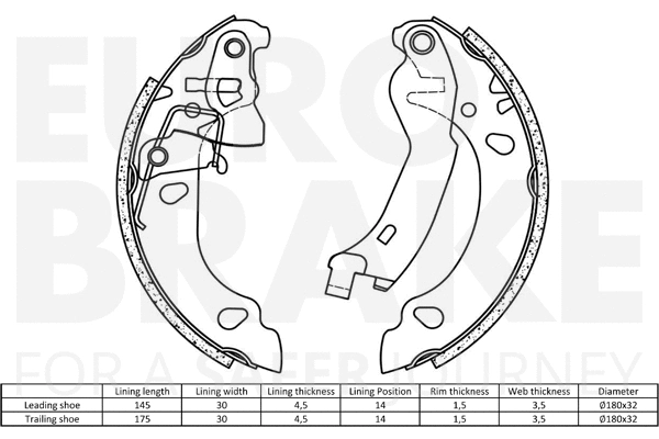 Brake Shoe Set