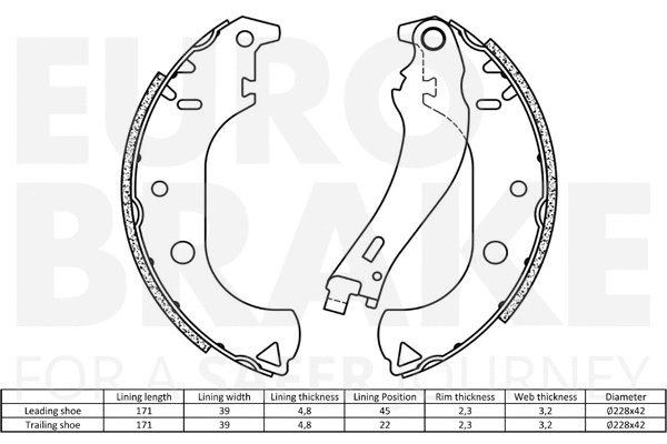 Brake Shoe Set