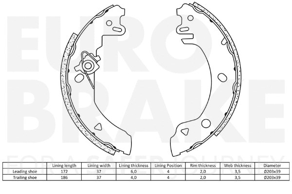 Brake Shoe Set