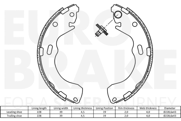Brake Shoe Set