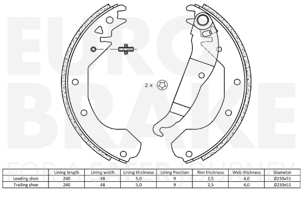 Brake Shoe Set