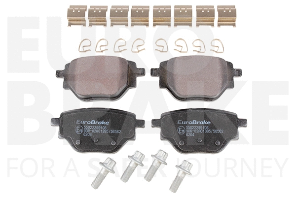Brake Pad Set, disc brake (55022299106)