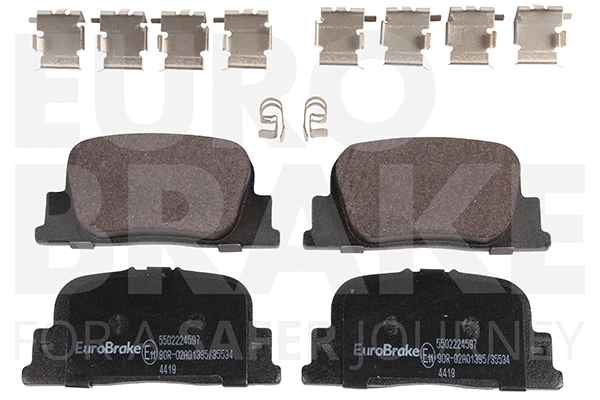 Brake Pad Set, disc brake (5502224597)