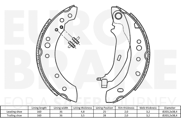 Brake Shoe Set