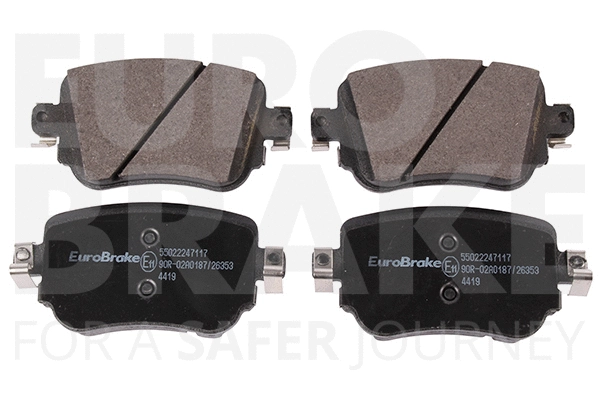 Brake Pad Set, disc brake (55022247117)