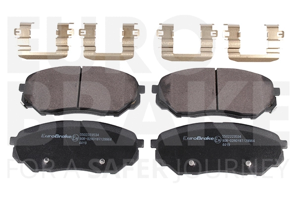 Brake Pad Set, disc brake (5502223534)