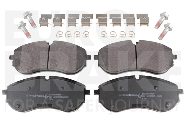 Brake Pad Set, disc brake (55022247161)
