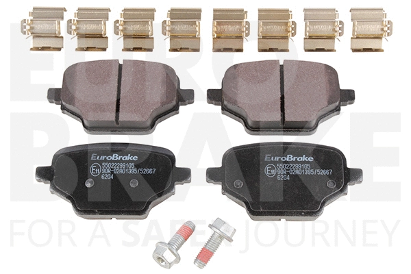 Brake Pad Set, disc brake (55022299105)