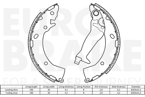 Brake Shoe Set