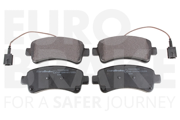 Brake Pad Set, disc brake (55022299104)