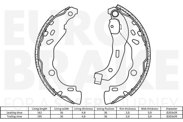 Brake Shoe Set