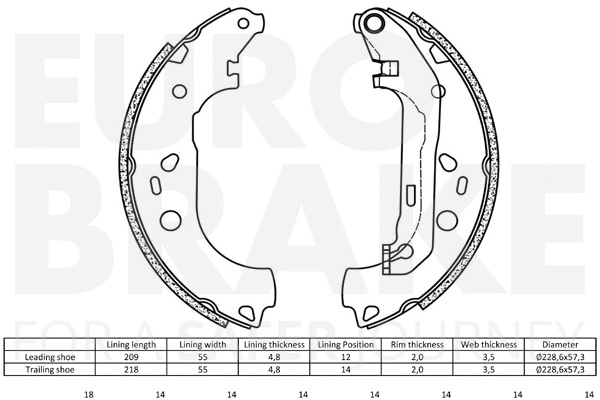 Brake Shoe Set