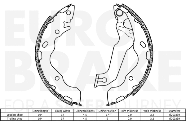 Brake Shoe Set