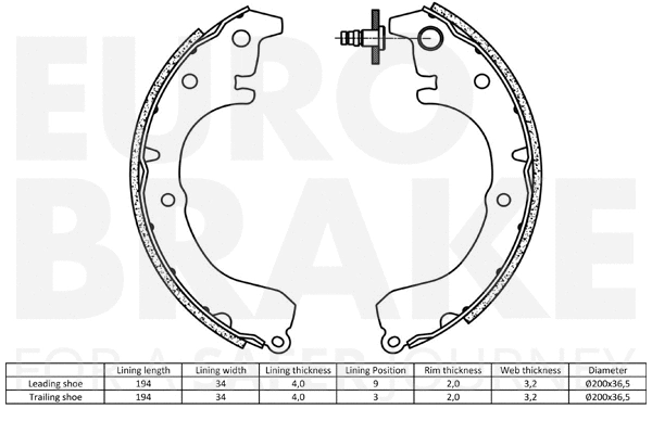 Brake Shoe Set