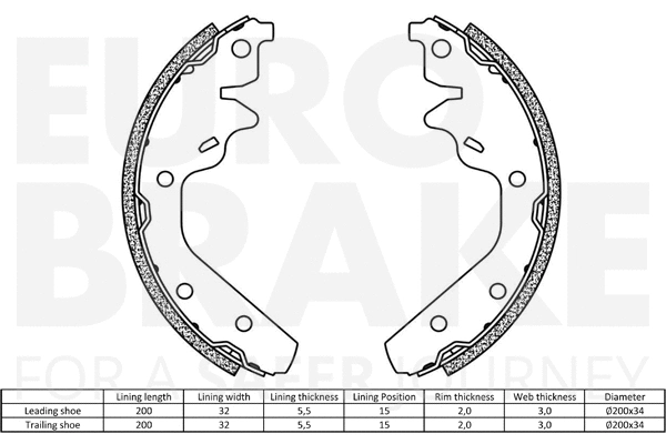 Brake Shoe Set