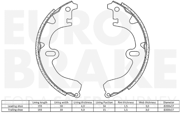 Brake Shoe Set