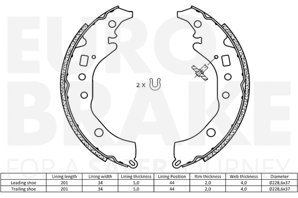 Brake Shoe Set