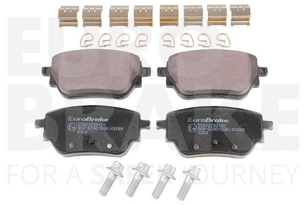Brake Pad Set, disc brake (55022233105)