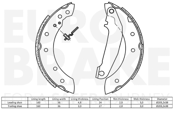 Brake Shoe Set