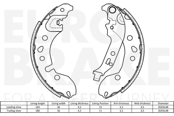 Brake Shoe Set