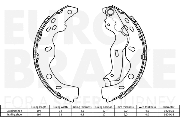 Brake Shoe Set