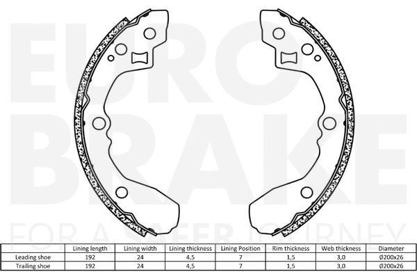 Brake Shoe Set