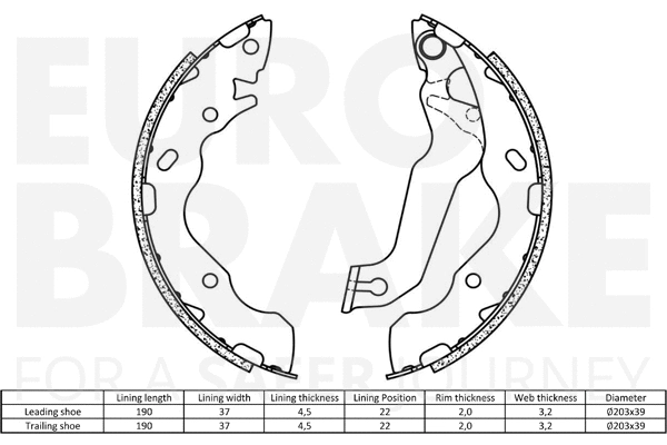 Brake Shoe Set