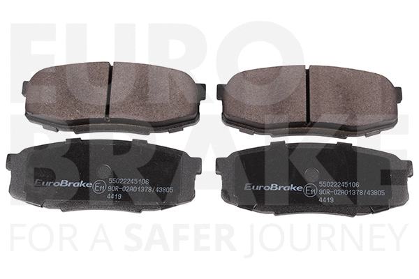 Brake Pad Set, disc brake (55022245106)