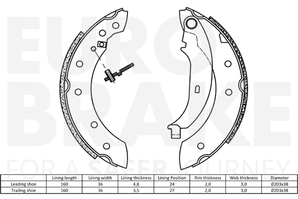 Brake Shoe Set