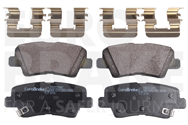 Brake Pad Set, disc brake (5502223442)